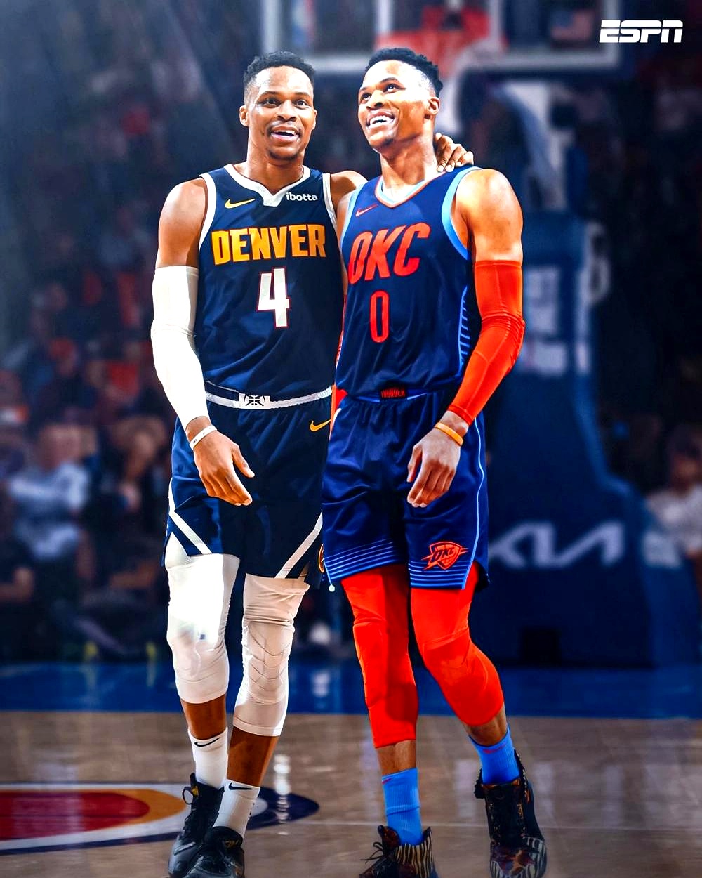 火箭队客场击败掘金，威少砍下三双